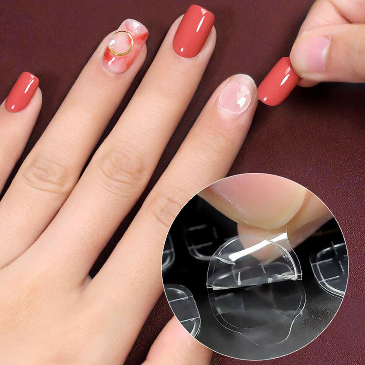 Double Sided Nail Adhesive Stickers - 5 Pack, 120 x Nail Stickers - view 12