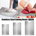 Double-Sided Stainless Steel Cutting Board, Size 34 x 23 cm - view 2