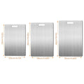 Double-Sided Stainless Steel Cutting Board, Size 34 x 23 cm - view 4