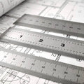 Double Sided Stainless Steel Ruler - 20cm, Pack of 2 - view 4