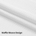 Double Waffle Waterproof Shower Curtain, Mildew Resistant - Green - view 5