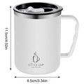 Double Walled Stainless Steel Insulated Mug 500 ml, Leak and Spill Proof for Hot and Cold Drinks - view 3