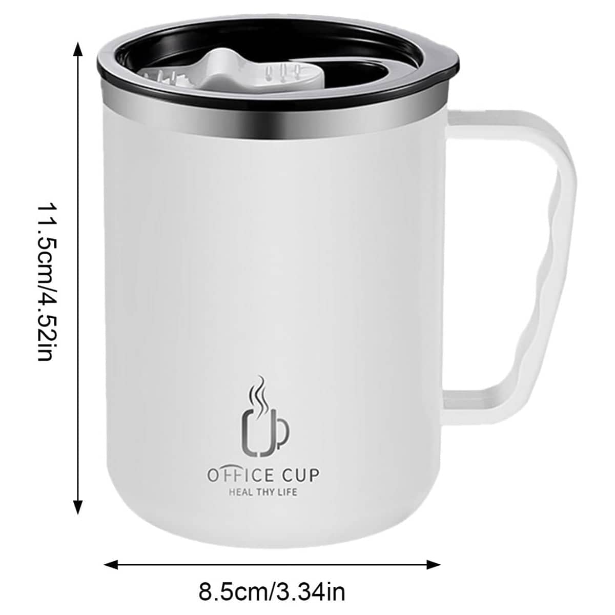 Double Walled Stainless Steel Insulated Mug 500 ml, Leak and Spill Proof for Hot and Cold Drinks - view 3