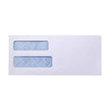 Double Window Business Envelopes White Peel and Seal Mailing Envelopes Pack of 50 - view 2