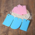 Dough Cutter and Icing Scraper, Set of 3 - Pink - view 4