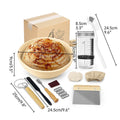Dough Fermentation Basket Set - Rattan Bread Proofing Basket with Baking Tools - view 3
