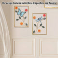 Dragonfly and Butterfly Iron Wall Decor, Set of 2 for Living Room and Bedroom - view 4