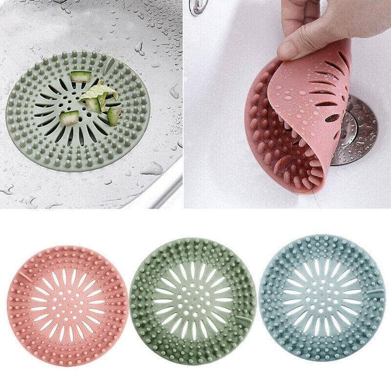 Drain Hair Catcher Cover in TPR - Pink - view 3