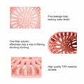 Drain Hair Catcher Cover in TPR - Pink - view 5