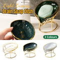 Drainage Soap Dish with Metal Stand - Dark Green - view 2