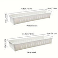 Drawer Storage Organiser Box Multi Compartment Kitchen Tableware Sorter, Pack of 4 - view 3