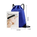 Drawstring Backpack, Splash Protection, 50 x 43 x 1 cm - White - view 5