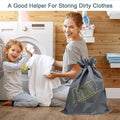 Drawstring Laundry Bags, Pack of 50 - Grey, 46.5 x 58cm - view 4