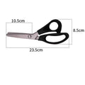 Dressmaking Pinking Shears, Serrated Fabric Scissors - Wavy, 5mm - view 4