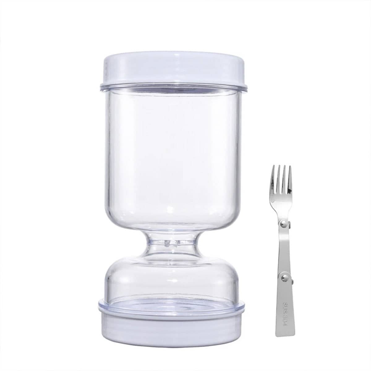 Dry and Wet Separation Pickle Jar, Airtight Kitchen Storage Container - view 2