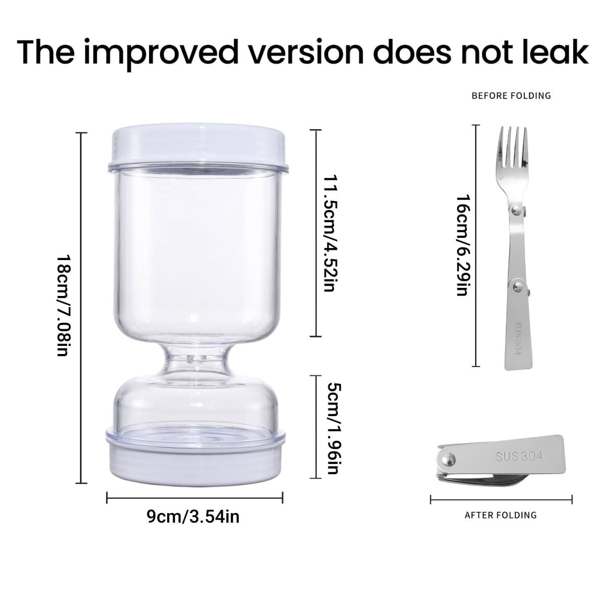 Dry and Wet Separation Pickle Jar, Airtight Kitchen Storage Container - view 3