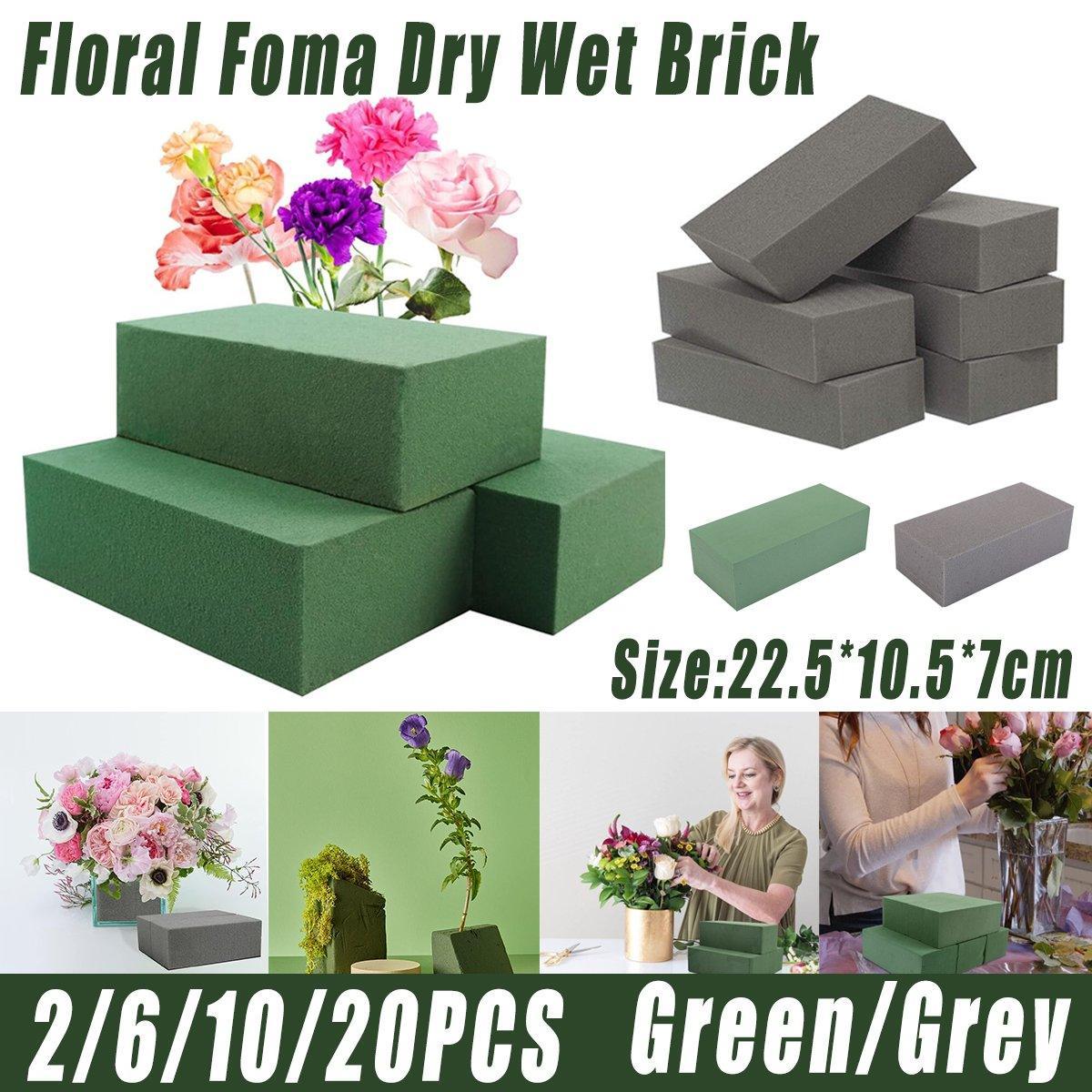 Dry Floral Foam Bricks for Artificial Flower Arrangements - 20 Pack - view 2
