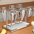 Drying Stainless Steel Cup Holder with 6 Hooks for Mugs, Glasses and Bottles - view 4