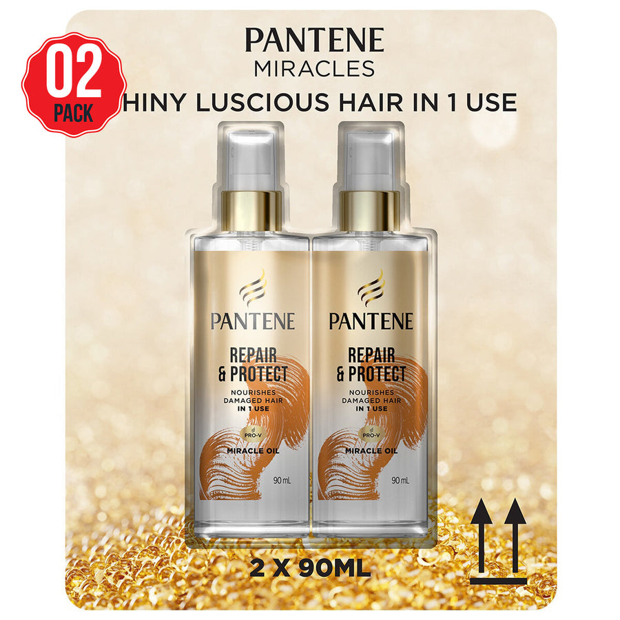 Pantene Pro-V Miracle Hair Oil 2 x 90ml - SuperSaverAU - view 1
