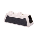 Dual Controller Charging Dock for PS5 - White, Dark Wood-Grain Front