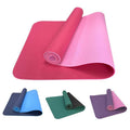 Dual-Layer TPE Yoga Mat, 183 x 61 cm, 6 mm - Dark Pink and Light Pink - view 3