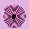 Dual-Layer TPE Yoga Mat, 183 x 61 cm, 6 mm - Dark Pink and Light Pink - view 5