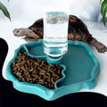 Dual-Purpose Reptile Feeder and Water Bowl with Bottle - Dark Brown - view 5