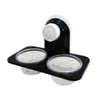 Dual Reptile Food and Water Bowl - Suction Cup Mount, Detachable