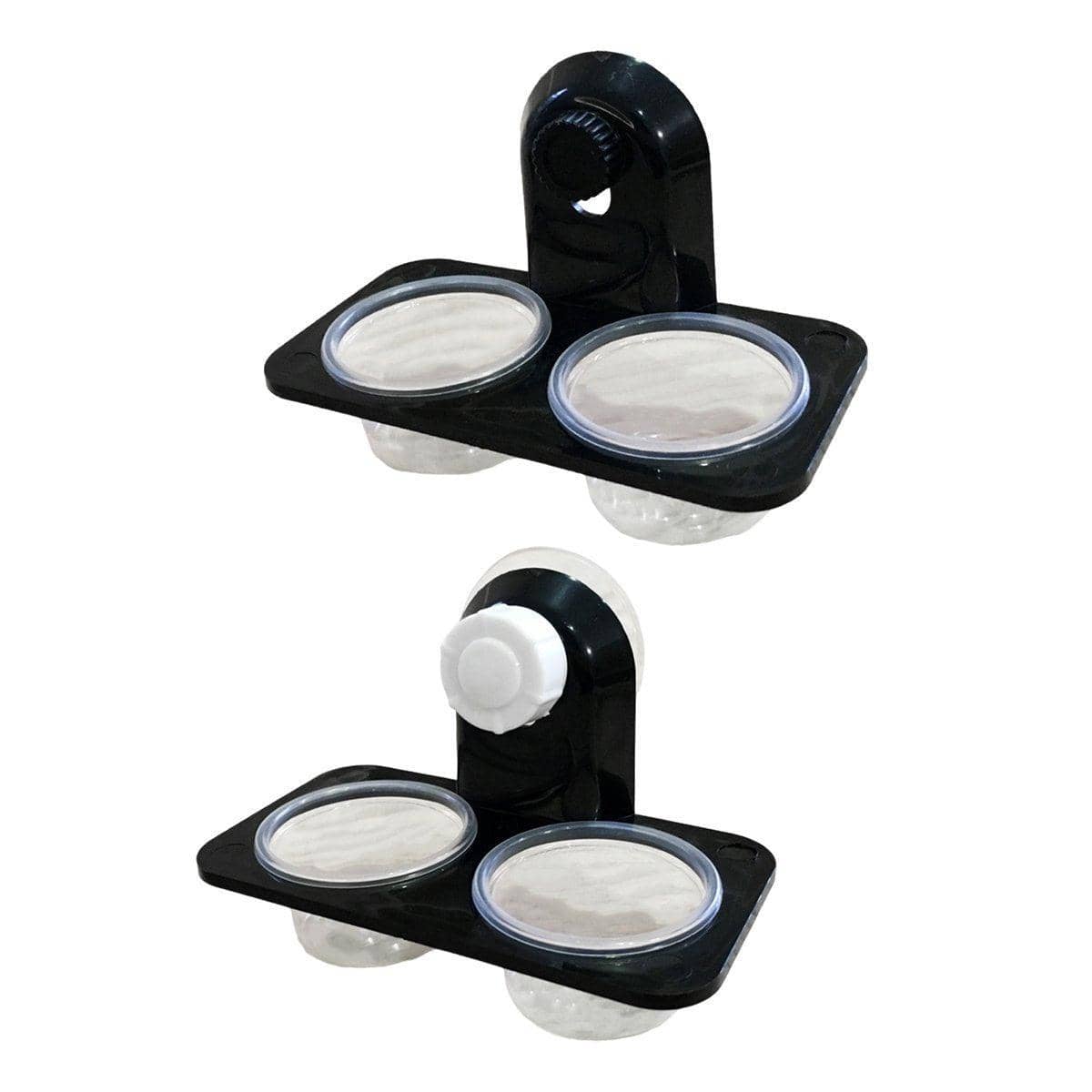 Dual Reptile Food and Water Bowl - Suction Cup Mount, Detachable - view 3