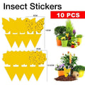 Dual-Sided Sticky Traps for Whitefly, Thrips and Gnats - Butterfly Shape, Pack of 10 - view 2
