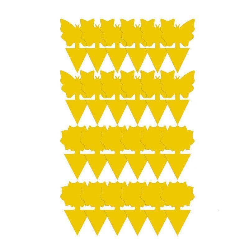 Dual-Sided Sticky Traps for Whitefly, Thrips and Gnats - Butterfly Shape, Pack of 10 - view 3