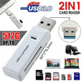 Dual Slot USB 3.0 Memory Card Reader for SD and Micro SD Cards