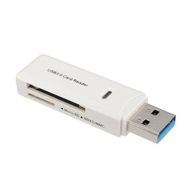 Dual Slot USB 3.0 Memory Card Reader for SD and Micro SD Cards - view 2