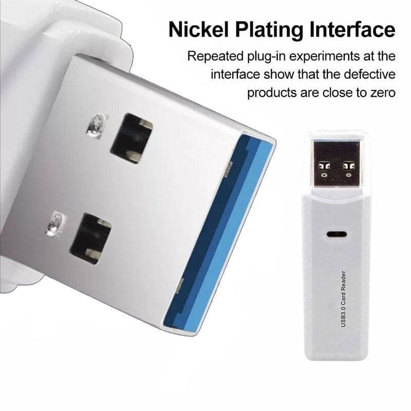 Dual Slot USB 3.0 Memory Card Reader for SD and Micro SD Cards - view 5