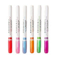 Dual Tip Curve Line Roller Pens, Set of 6 - Fun Patterned Colour Markers - view 2