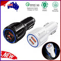 Dual USB Car Charger, QC 3.0 Fast Charging - Black - view 4