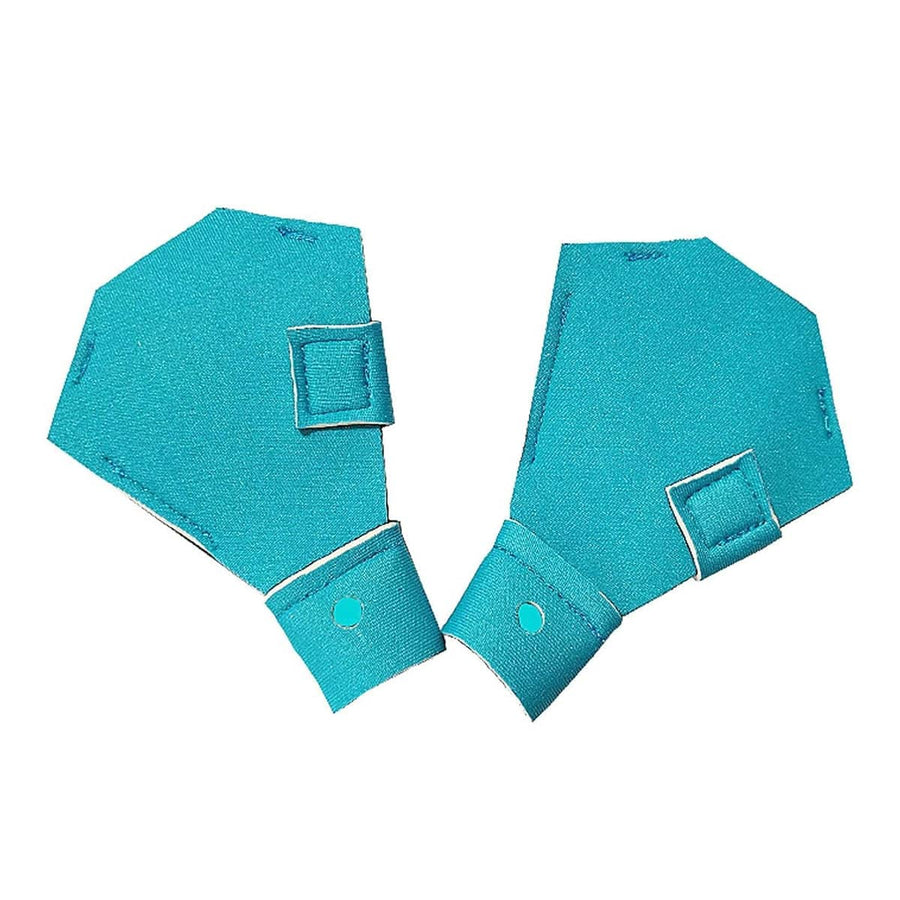 Duck and Goose Foot Protection Shoes, Anti Slip Waterfowl Boots - Aqua Blue, Size S (9 x 6.5 cm)