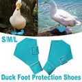 Duck and Goose Foot Protection Shoes, Anti Slip Waterfowl Boots - Aqua Blue, Size S (9 x 6.5 cm) - view 2