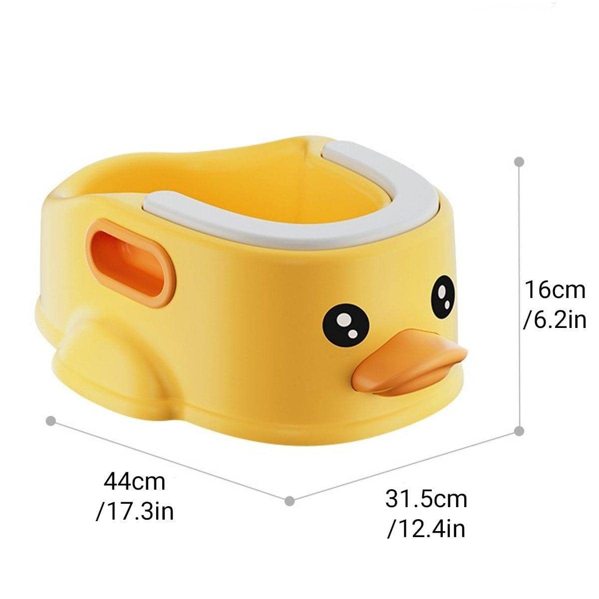 Duck Design Pet Bath Tub for Cats and Small Dogs - Yellow - view 4