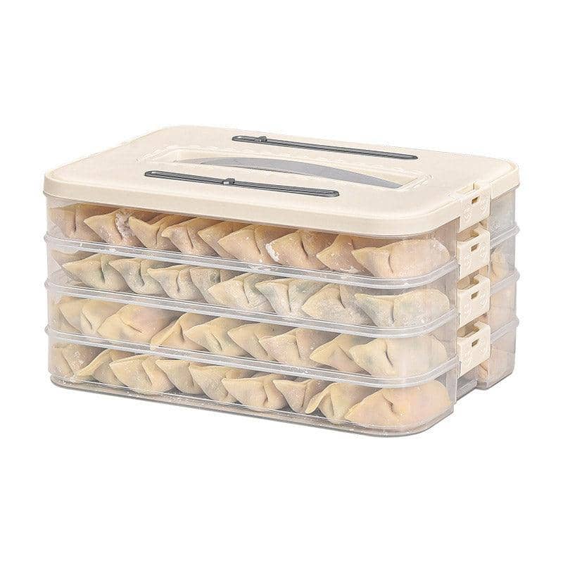 Dumpling Storage Box with Four Layers, 27 x 18 x 13 cm - view 2