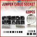 Dupont Crimp Pin and Housing Kit for Jumper Wires, 620 Pieces