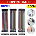 Dupont Jumper Wire Cable Pack of 40 - Male to Female 20 cm - view 2