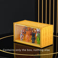 Dustproof Display Case with Clear Panels, Yellow - view 4