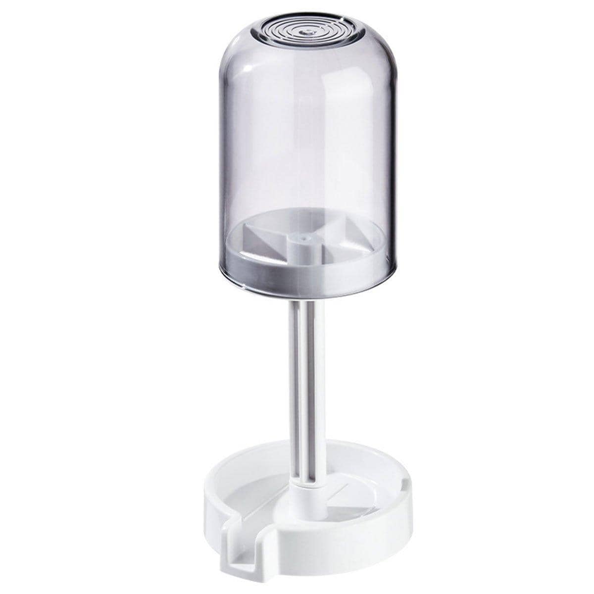 Dustproof Toothbrush Holder with Cover and Wash Cup - Purple