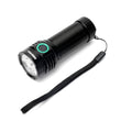 Swiss Tech 3500lm Rechargeable Compact Turbo Flashlight - 102mm x 41mm - Aluminium - 220m Beam Distance - SuperSaverAU - view 1