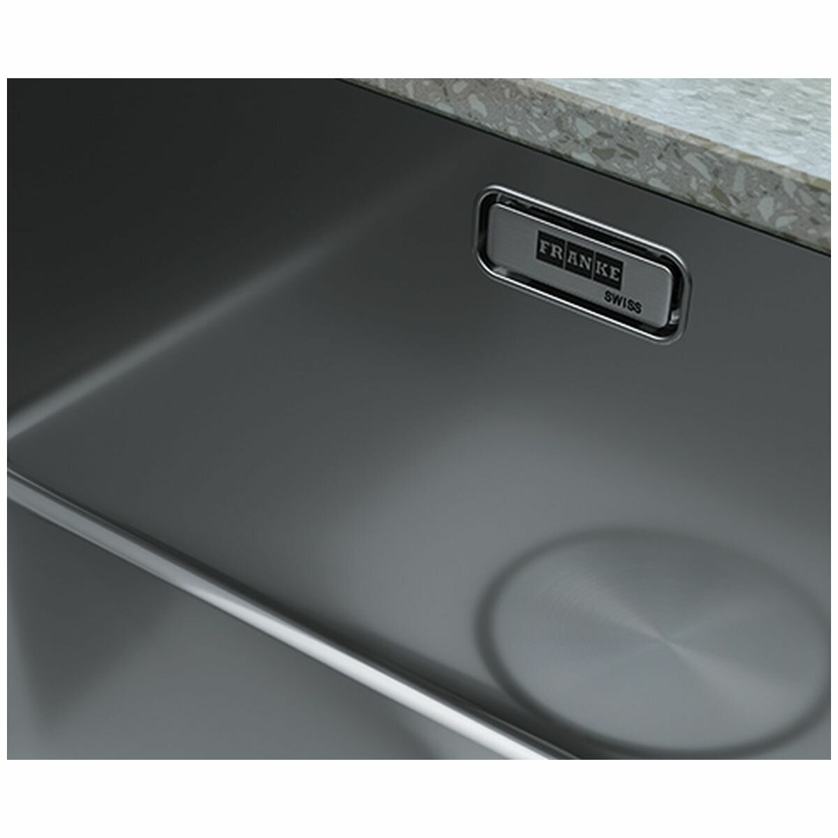 Franke Mythos 450mm single bowl stainless steel sink - top mount or flush mount - MYX210-45B