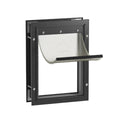 Hakuna Pets Pet Door - Medium 225mm x 305mm - Aluminium - Lockable - SuperSaverAU - view 1