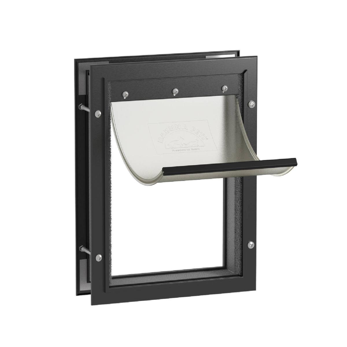 Hakuna Pets Pet Door - Medium 225mm x 305mm - Aluminium - Lockable - SuperSaverAU - view 1