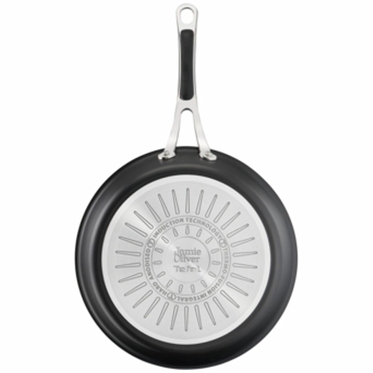 Tefal Jamie Oliver Cook's Classics 30cm Hard Anodised Non-Stick Induction Frypan - H9120744
