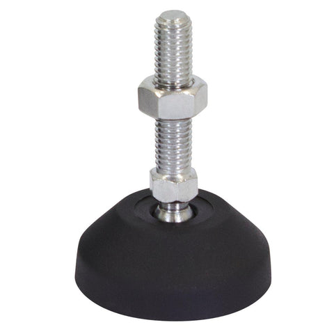 Richmond Ball Jointed Levelling Foot - 60mm x M12 - Zinc Plated - Adjustable - SuperSaverAU - view 1